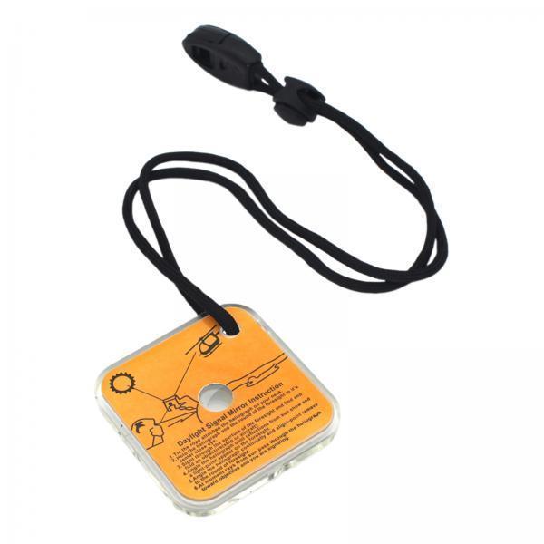 Outdoor Adventure Activities - Espelho de Sinalização de Emergência Portátil,