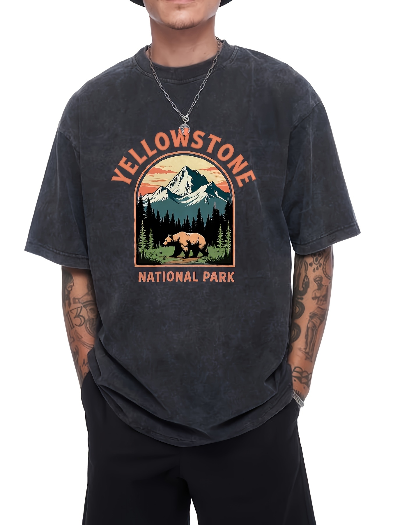 Outdoor Adventure Activities - Camiseta Vintage do Parque Nacional Yellowstone