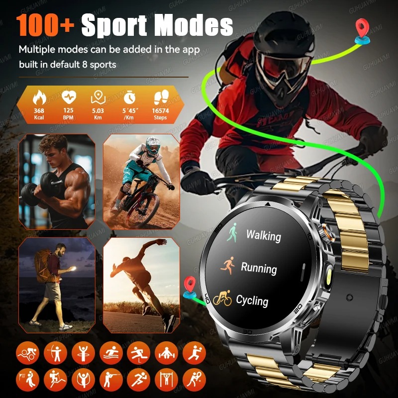 Novo Relógio Inteligente Milit - Outdoor Adventure Activities avaliação e preço