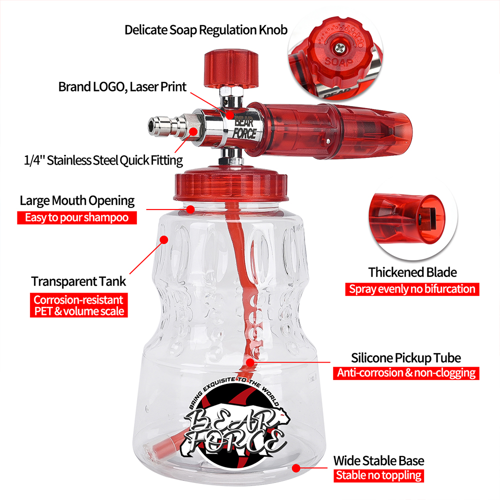 Lança de espuma de neve do ger - Bear Spray Clip avaliação e preço
