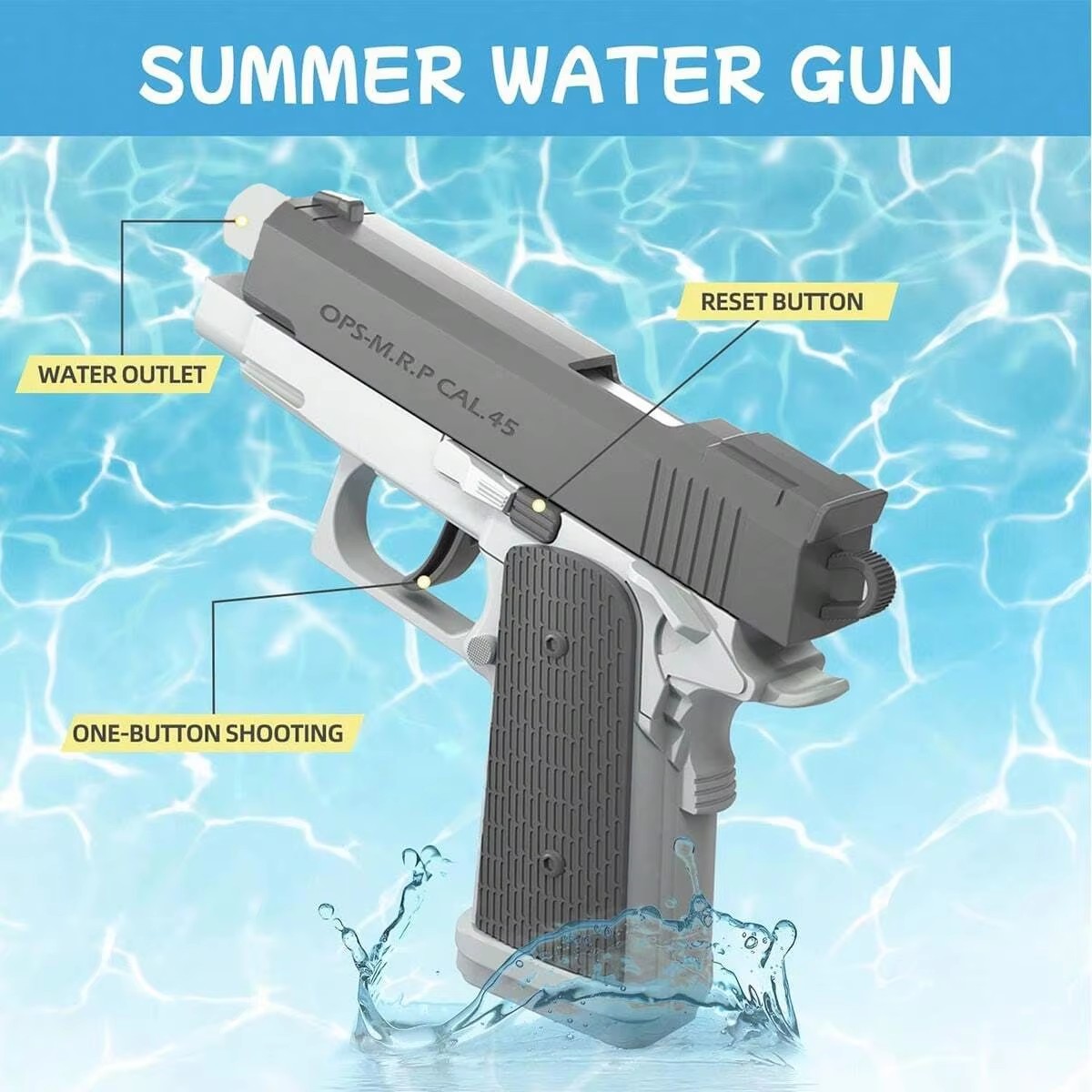 Pistola de Água M1911 para Ver - Outdoor Adventure Games avaliação e preço